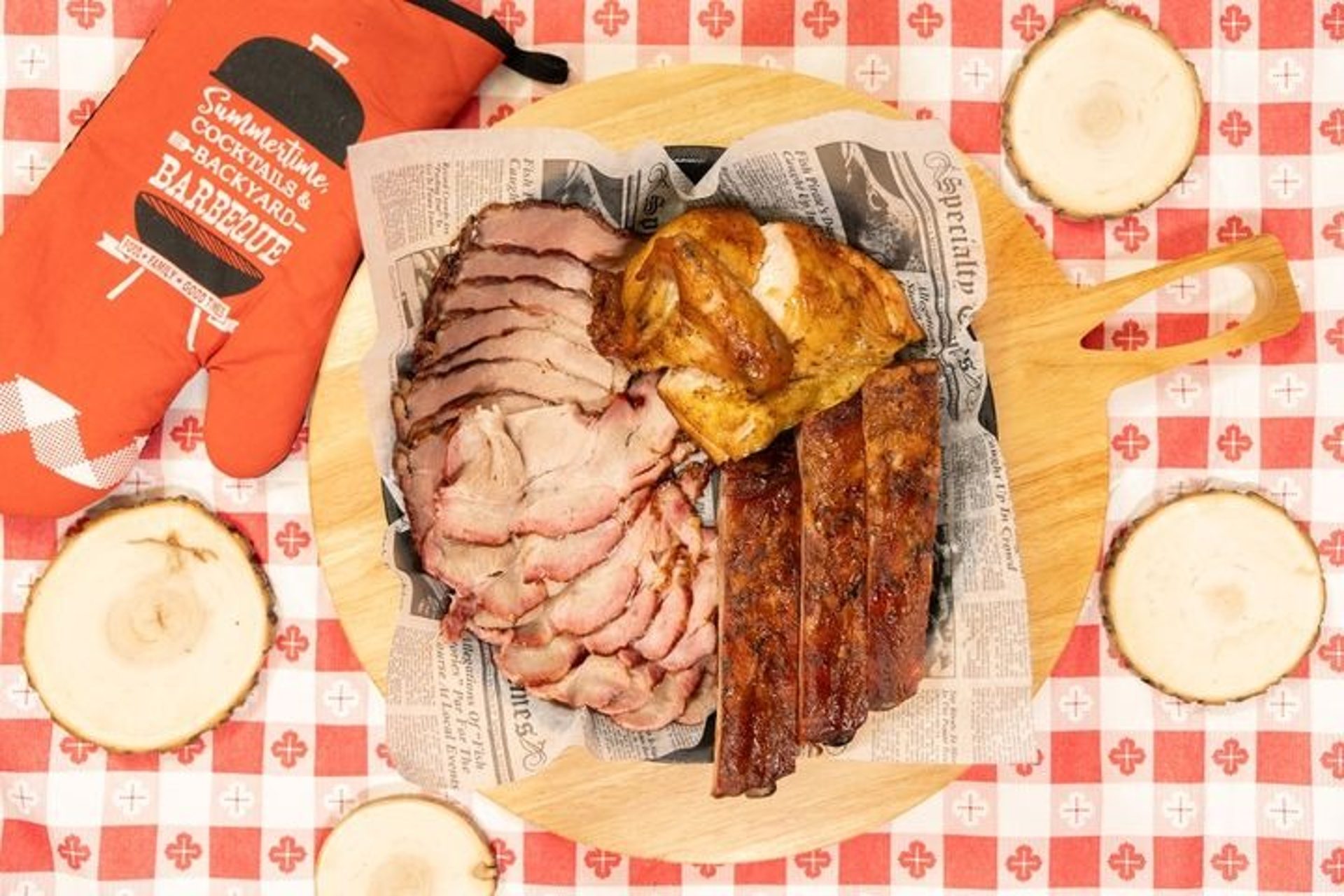 Slow-Smoked. Straight From the Backyard.