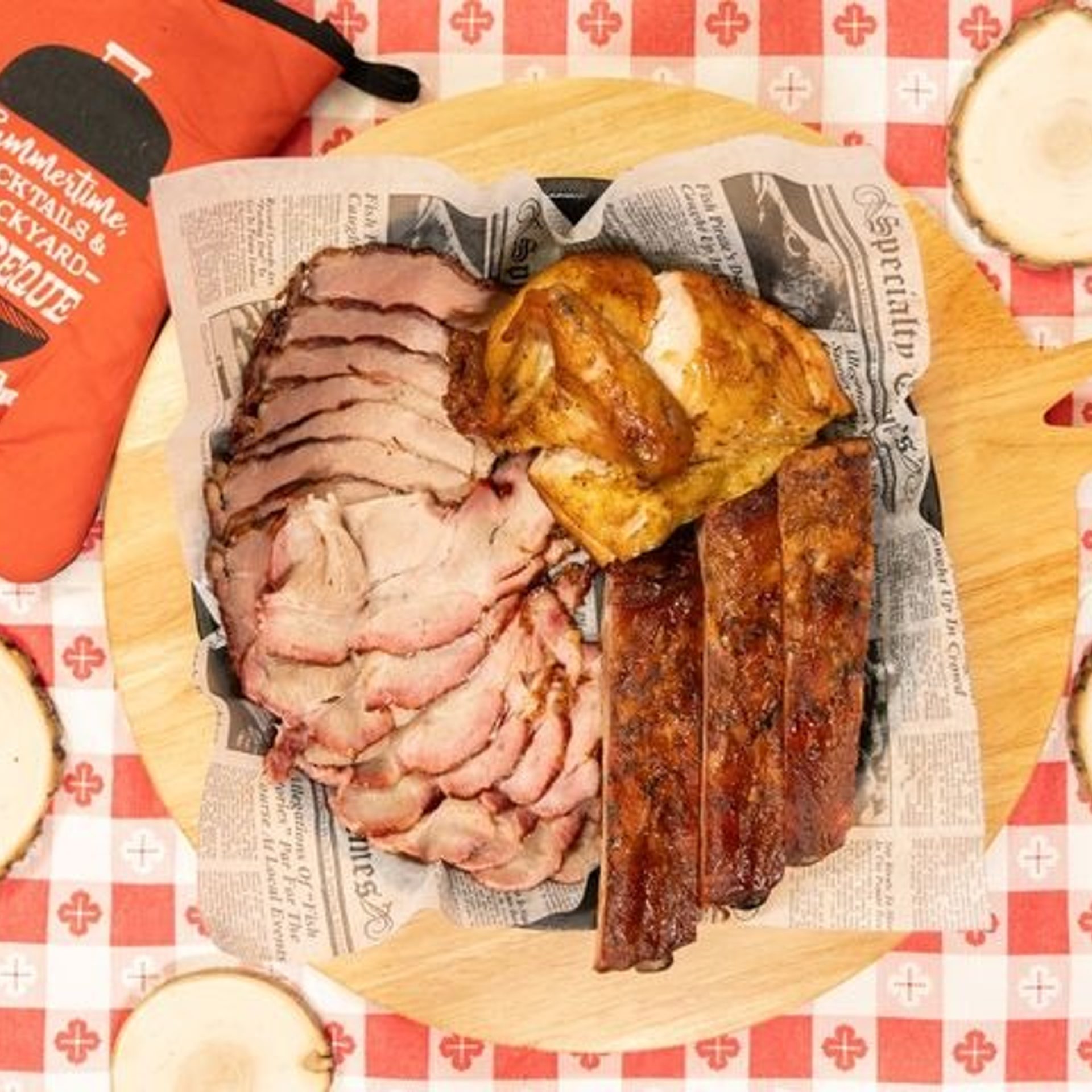 Slow-Smoked. Straight From the Backyard.