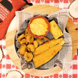 Fried Flounder and Fried Shrimp